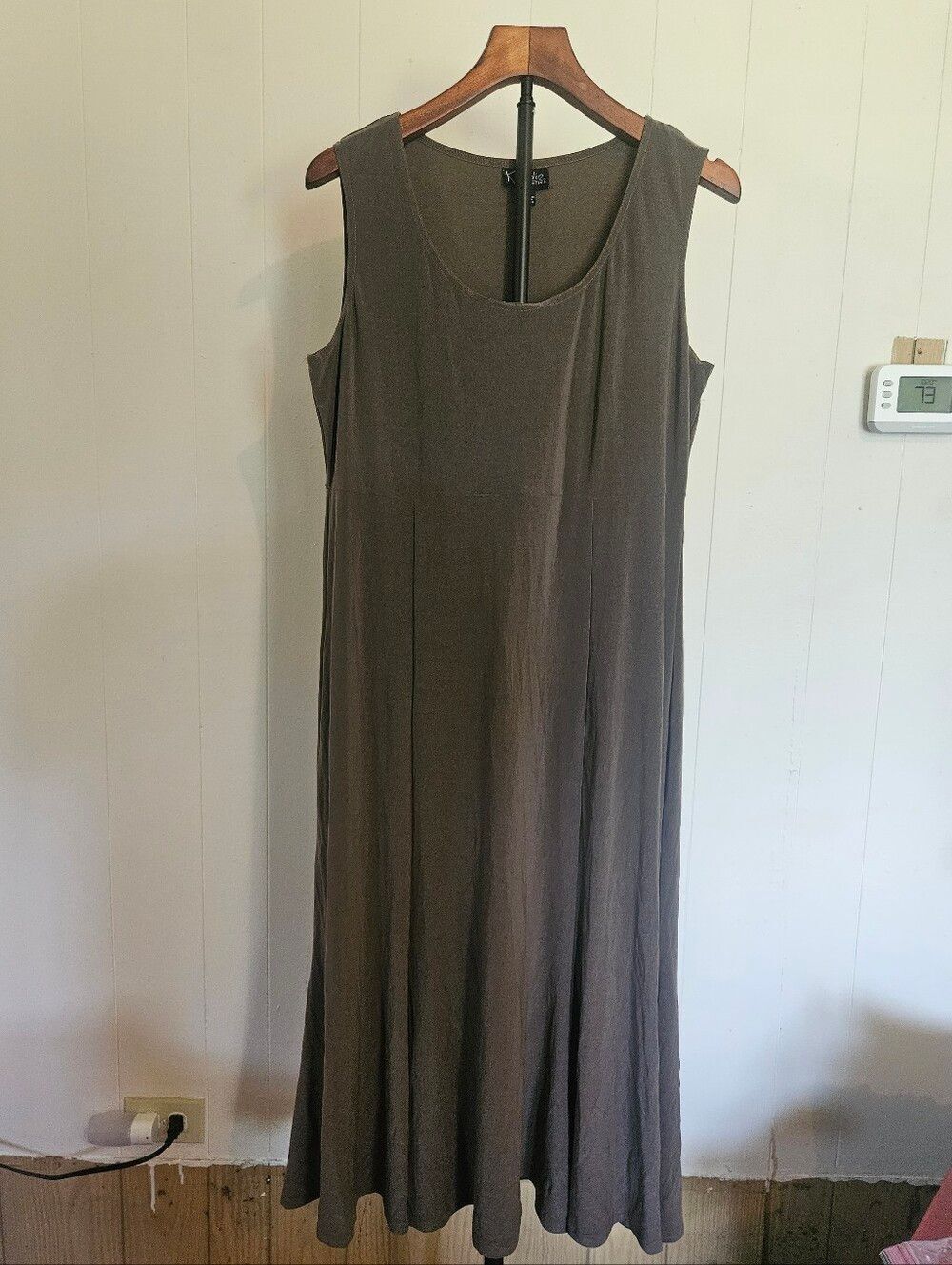 K Studio Collection Brown Midi Dress Size 14